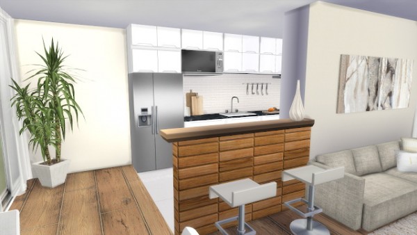  Dinha Gamer: Kitchen and Livingroom