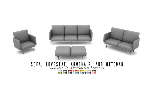  Simsational designs: Jakob Seating Collection   Modern Comfort Objects