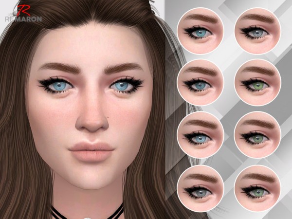  The Sims Resource: Realistic Eyes N04 by remaron