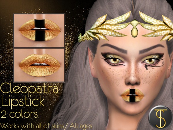  The Sims Resource: Cleopatra Lipstick by turksimmer