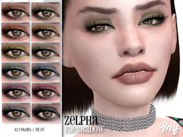  The Sims Resource: Zelpha Eyeshadow N.87 by IzzieMcFire
