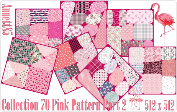  Annett`s Sims 4 Welt: Collection 70 Pink Pattern   Part 2