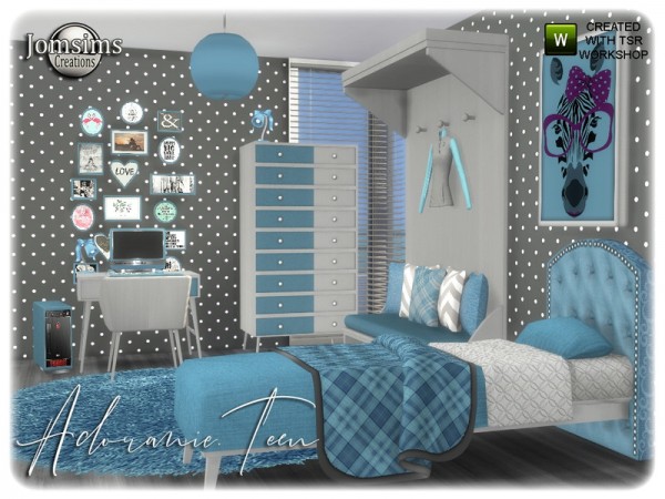  The Sims Resource: Adoranie teen bedroom by jomsims