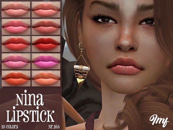  The Sims Resource: Nina Lipstick N.168 by IzzieMcFire