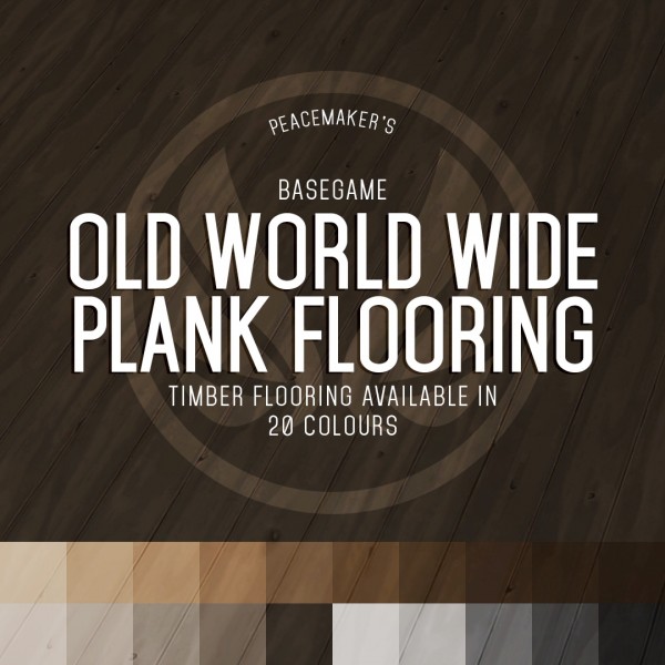  Simsational designs: Old World Wide Plank Flooring