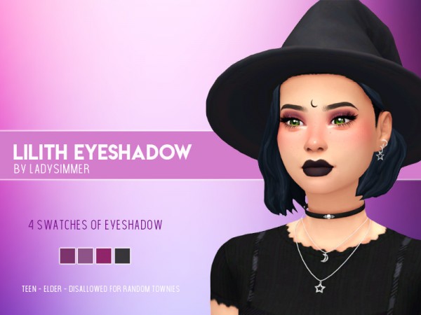  The Sims Resource: Lilith Eyeshadow by LadySimmer94