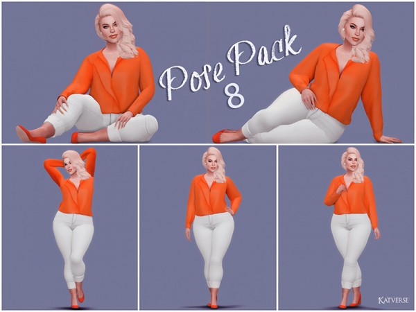  The Sims Resource: Pose Pack 8 by KatVerseCC