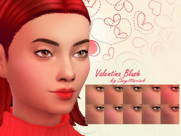  The Sims Resource: Valentina Blush by Sagittariah
