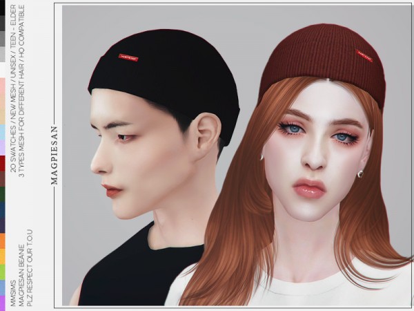  The Sims Resource: Beanie by magpiesan