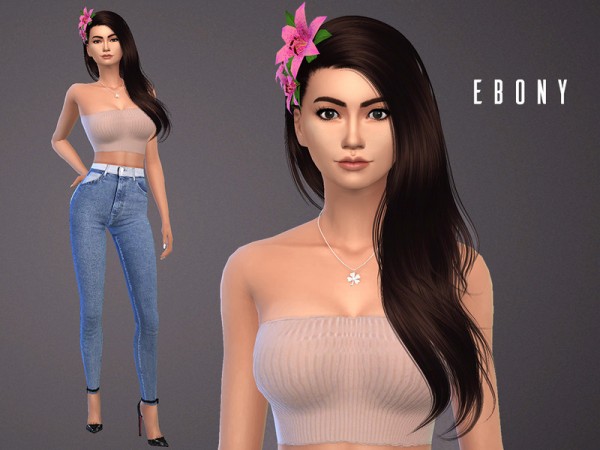  The Sims Resource: Ebony by aesthetic