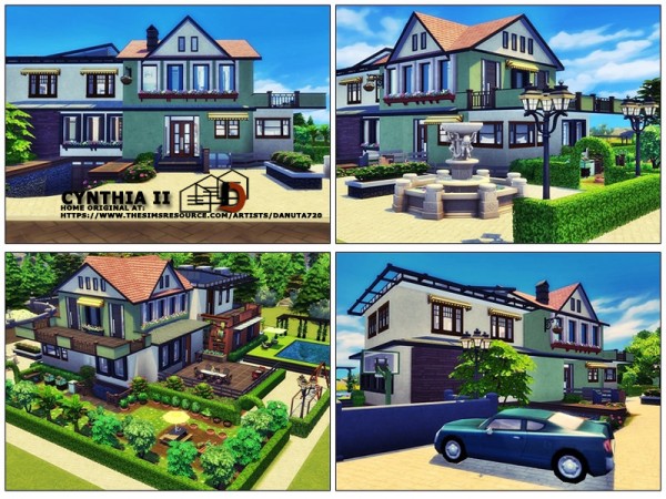  The Sims Resource: Cynthia II house by Danuta720