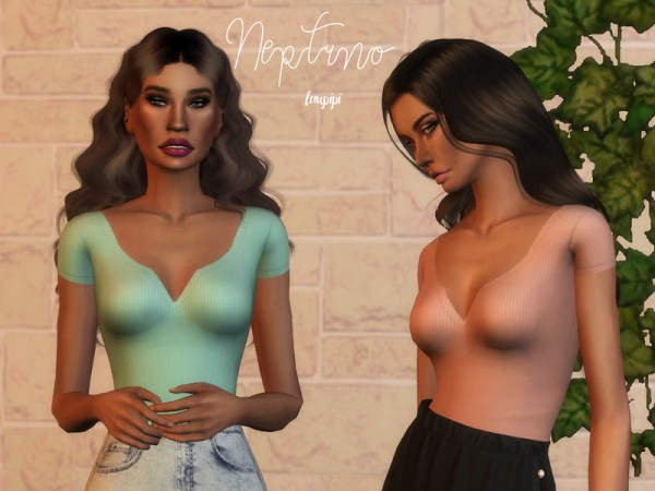  The Sims Resource: Neptuno bodysuit by Laupipi