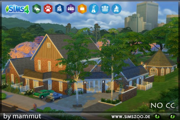  Blackys Sims 4 Zoo: Senior House by Mammut