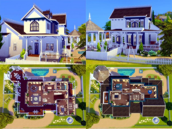 The Sims Resource Bluebell House Nocc By Sharon337 • Sims 4 Downloads