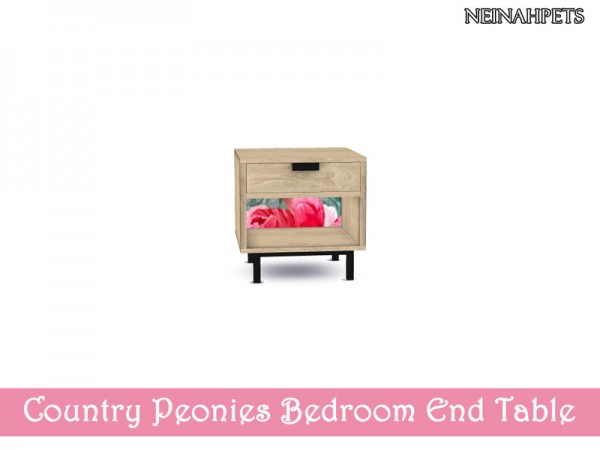  The Sims Resource: Country Peonies Bedroom by neinahpets