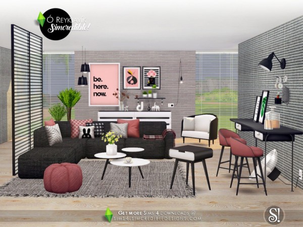  The Sims Resource: Oh Reykjavik livingromm by SIMcredible!