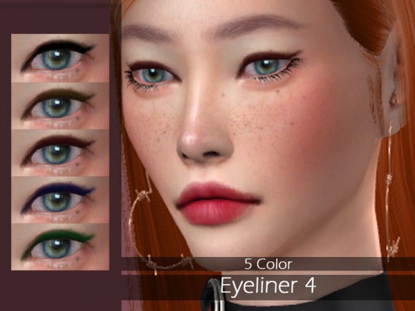 The Sims Resource: Eyeliner 4 by Lisaminicatsims