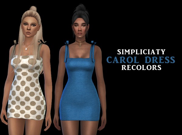  Leo 4 Sims: Carol Dress recolored