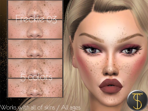  The Sims Resource: Freckle 04 by turksimmer