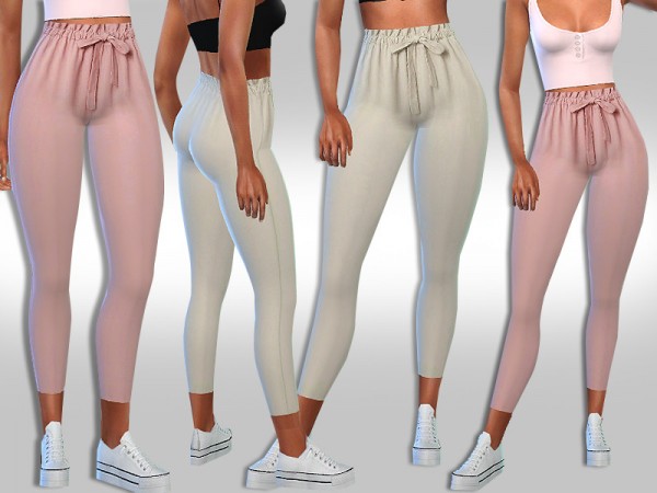  The Sims Resource: Casual Light Colour Trousers by Saliwa