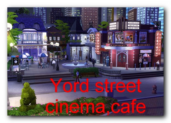  Architectural tricks from Dalila: YORD street cinema,cafe