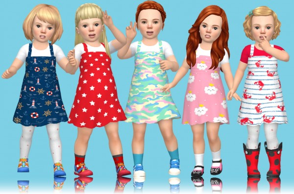  Annett`s Sims 4 Welt: Toddler Stuff Dress Spring