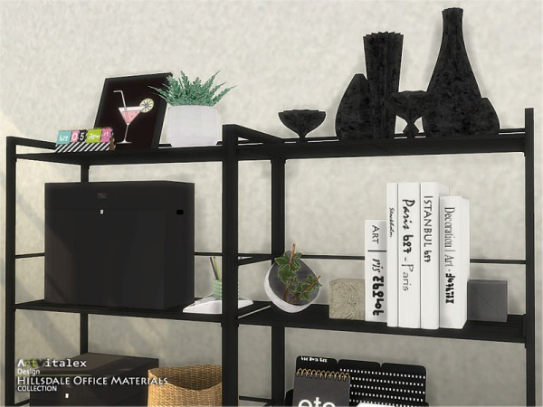  The Sims Resource: Hillsdale Office Materials by ArtVitalex