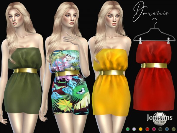  The Sims Resource: Doranie dress by jomsims