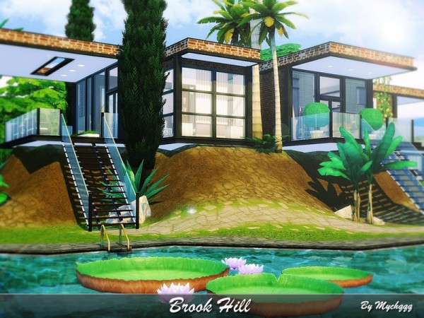  The Sims Resource: Brook Hill House by MychQQQ