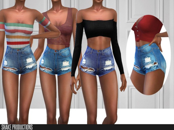  The Sims Resource: 271   Denim Shorts by ShakeProductions