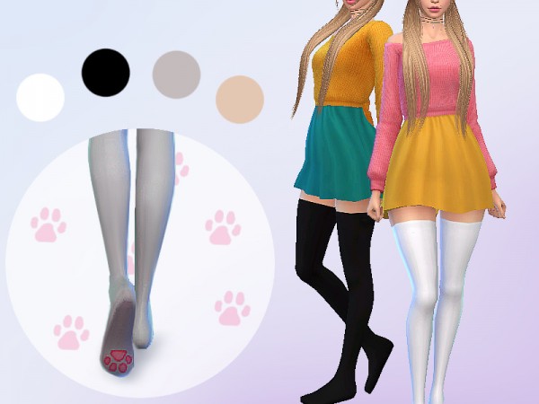  The Sims Resource: Socks Kitty Paws by Saruin