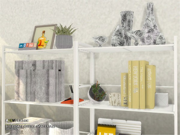  The Sims Resource: Hillsdale Office Materials by ArtVitalex