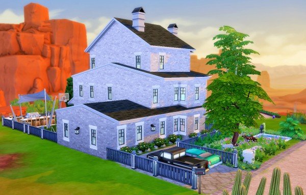  Mod The Sims: Three Story House by heikeg