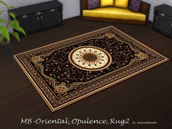  The Sims Resource: Oriental Opulence Rug 2 by matomibotaki