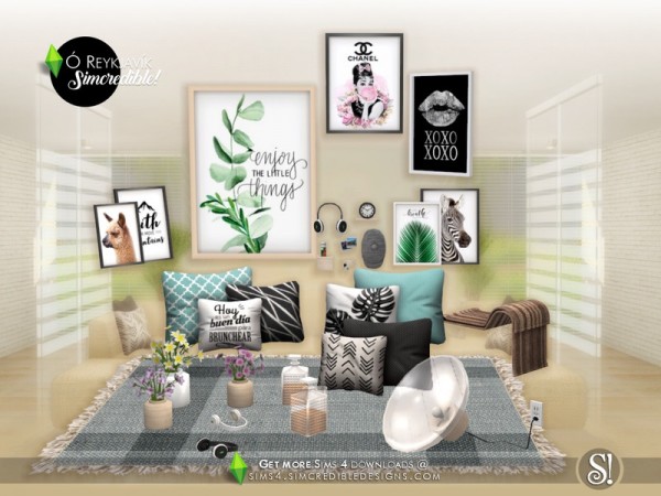  The Sims Resource: Oh Reykjavik decor by SIMcredible!
