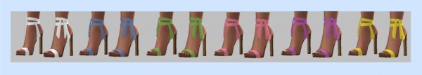  Sims 4 Sue: Madlen`s Zannone Shoes Recolored