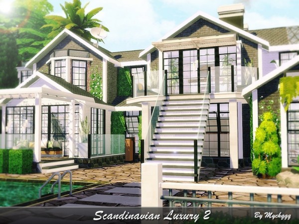  The Sims Resource: Scandinavian Luxury 2 by MychQQQ