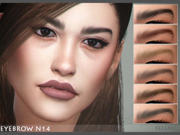  The Sims Resource: Eyebrow N14 by Seleng