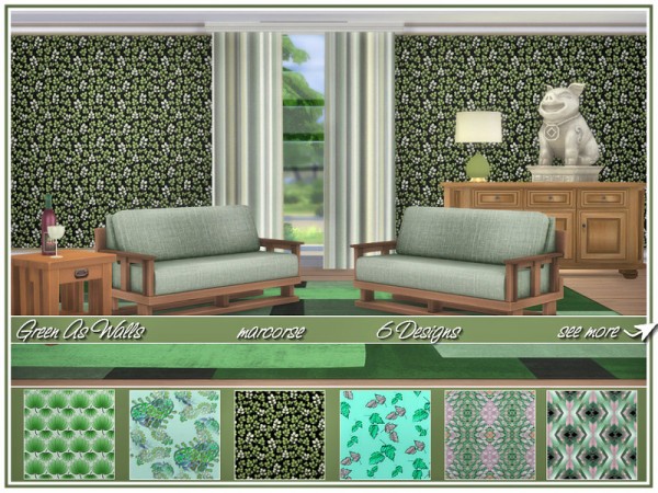  The Sims Resource: Green As Walls by marcorse