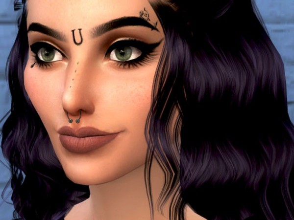  The Sims Resource: Face Tattoos by annawahl