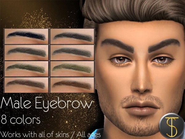  The Sims Resource: Male Eyebrow by turksimmer