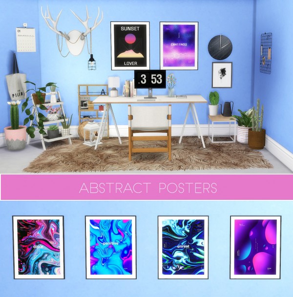  Kenzar Sims: Abstract Posters