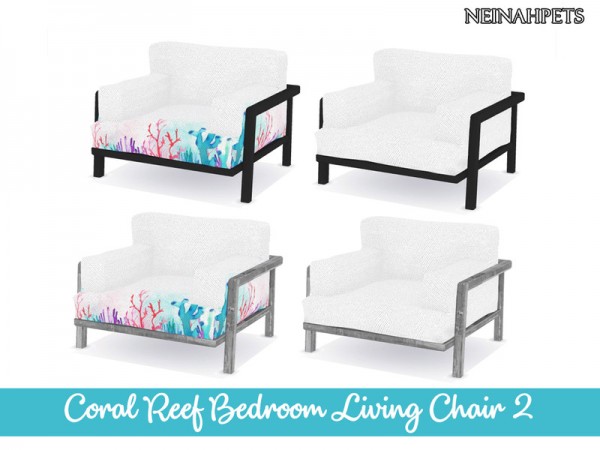  The Sims Resource: Coral Reef Bedroom Collection Pt 2 by neinahpets