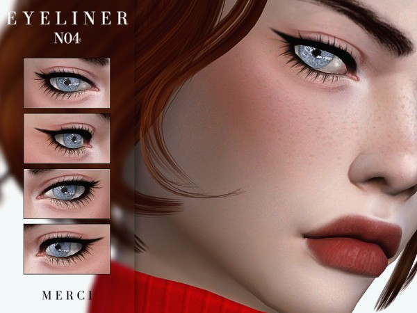  The Sims Resource: Eyeliner N04 by Merci