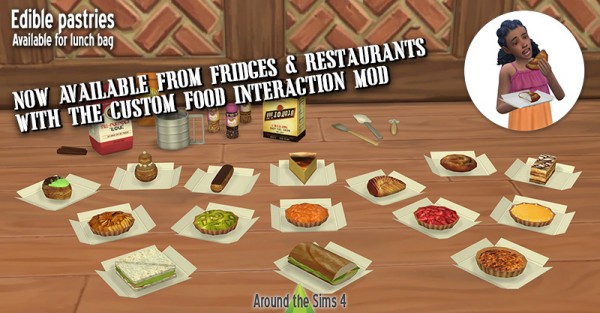  Around The Sims 4: Edible pastries