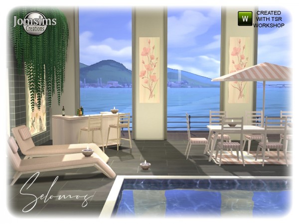  The Sims Resource: Selomos Garden Diningroom by jomsims