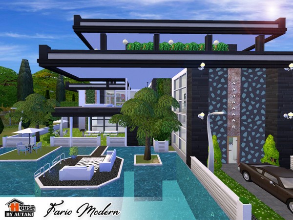  The Sims Resource: Fario Modern by Autaki