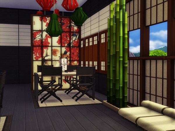  The Sims Resource: SAKE  Restaurant by marychabb