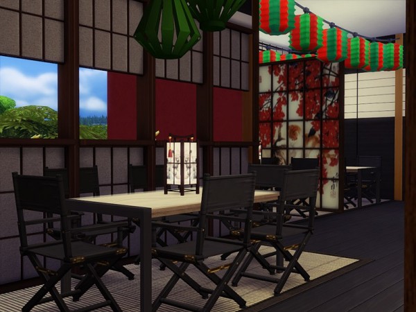  The Sims Resource: SAKE  Restaurant by marychabb