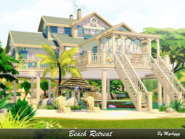  The Sims Resource: Beach Retreat byMychQQQ